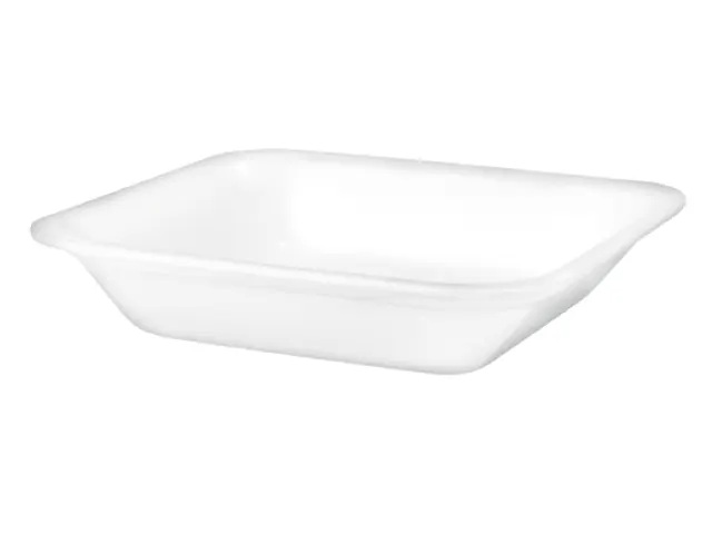 Bandeja Básica Rasa Branco 150x150x27mm CFL-001