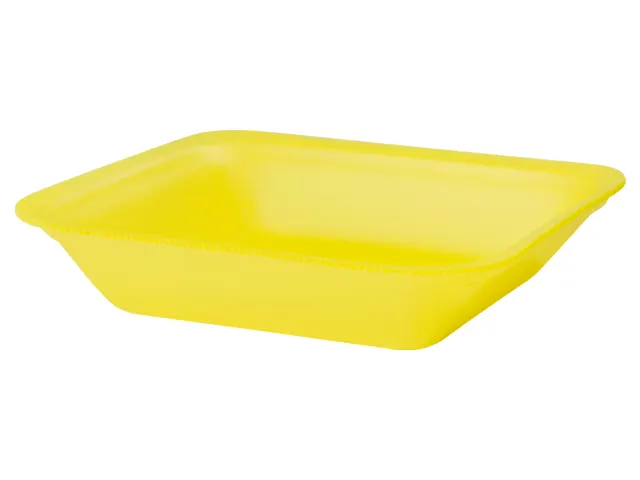 Bandeja Básica Rasa Amarelo 150x150x27mm CFL-001