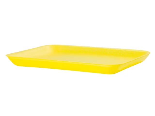 Bandeja Rasa Amarelo 240x185x21mm CRA-003