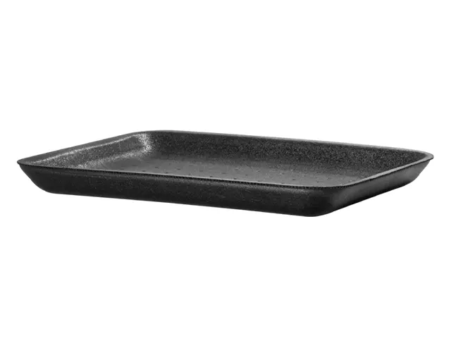 Bandeja Rasa Preto 240x185x21mm CRA-003