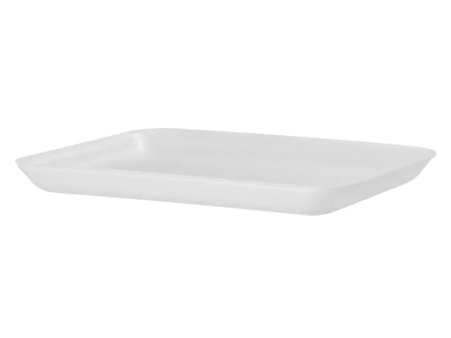 Bandeja Rasa Branco 240x185x21mm CRA-003