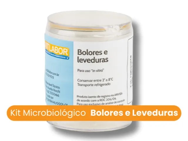 Kit Microbiológico Bolores e Leveduras