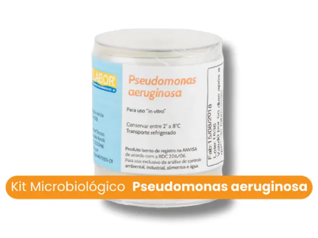 Kit Microbiológico Pseudomonas Aeroginosa