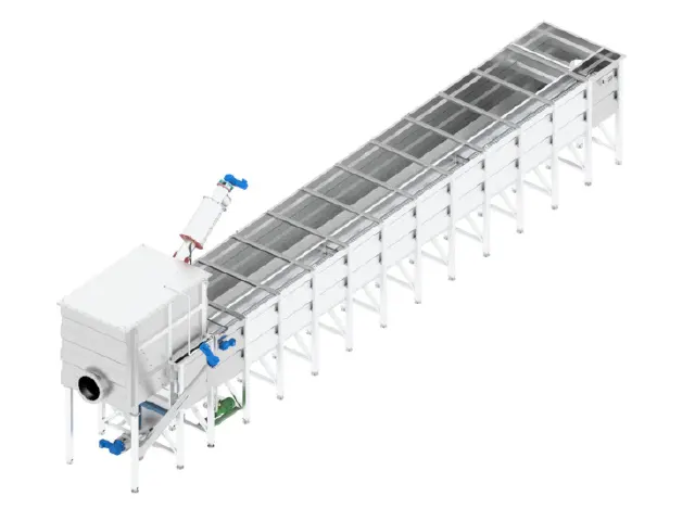 Unidade Preliminar Compacta para Peneirar Sólidos