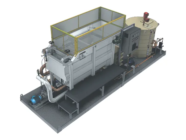 Unidade Móvel de Flotação e Desidratação