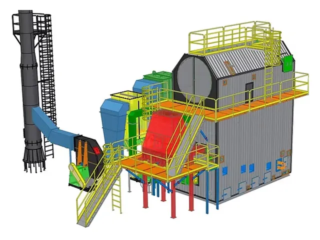Caldeira NTM Flamotubular com Grelha Móvel