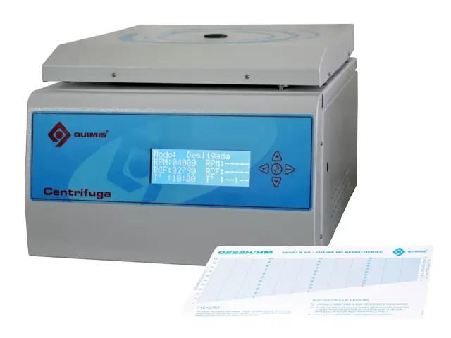 Centrífuga para Microhematócritos 220V Q222HM