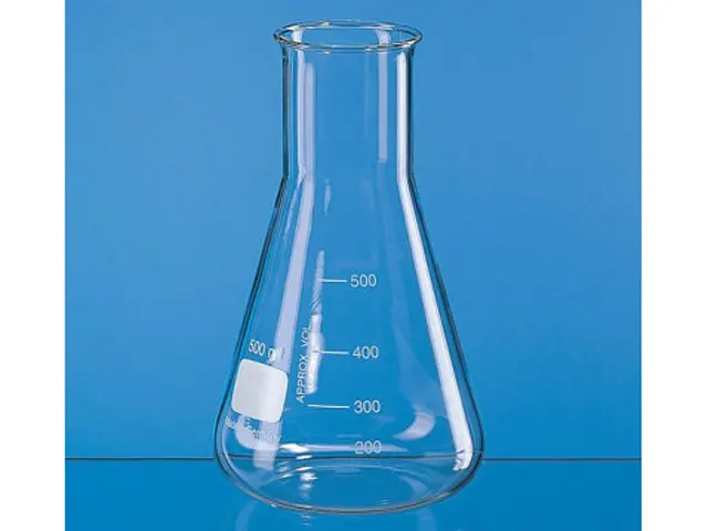 Erlenmeyer Boca Larga em Vidro Graduado Brand 100ml