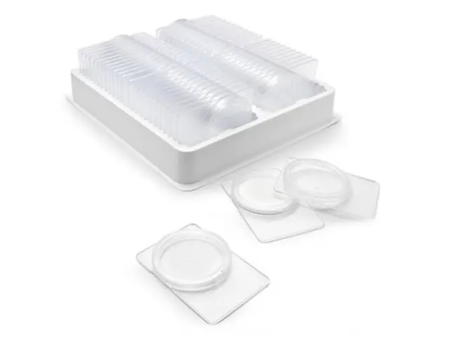 Placa de Petri Tipo Lâmina Base Retangular Petrislise Millipore 47mm