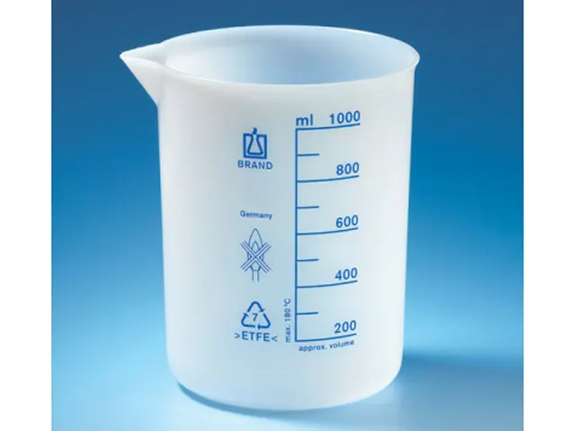 Becker Forma Baixa em ETFE Graduação em Azul 400 ml Brand