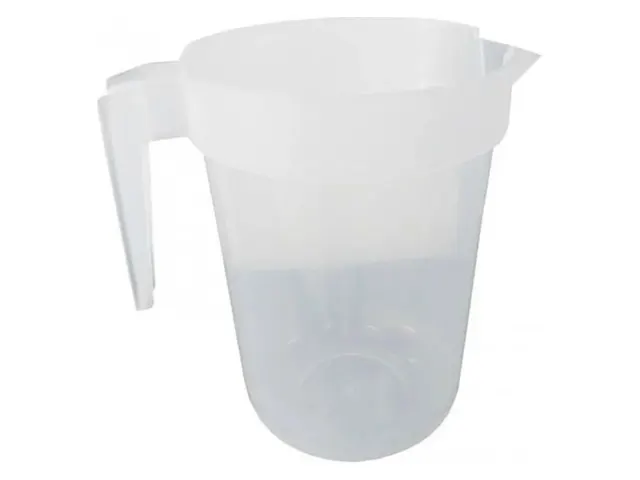 Becker Forma Baixa Translucido Graduado em PP com Alça 2.000ml