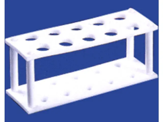 Suporte em Teflon para 10 Tubos de Ensaio Brand