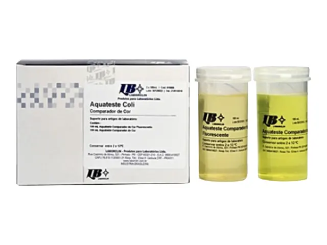 Coli-Comparador de Cor Aquateste Laborclin 100ml