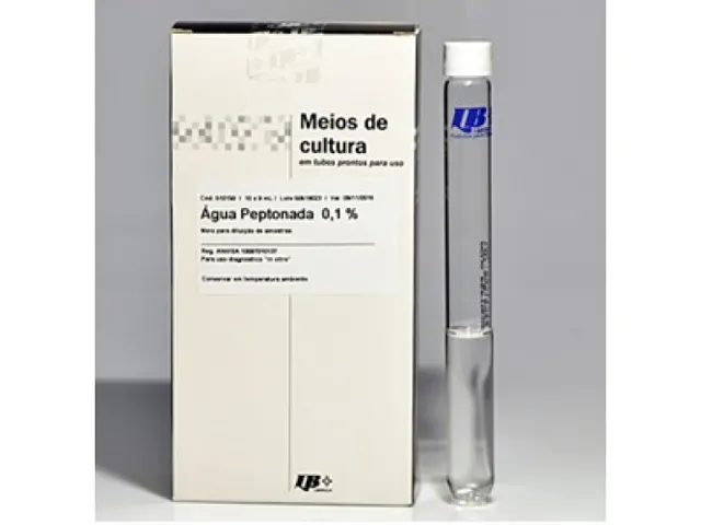 Água Peptonada 0.1% Laborclin 10 Tubos