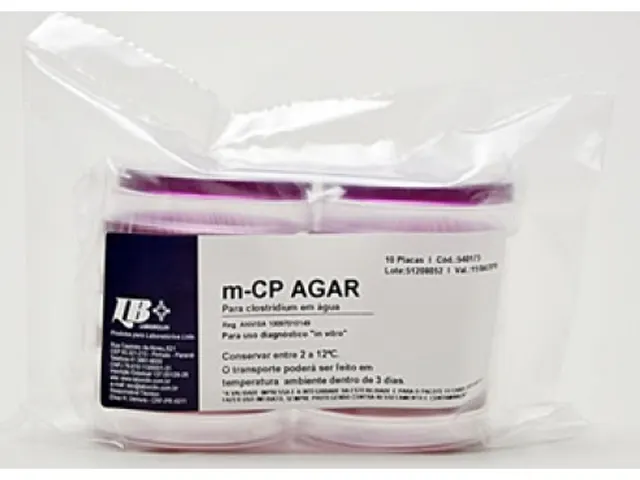 Ágar M-CP Clostridium 10ml 60x10 Laborclin 10 Placas