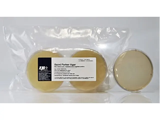 Ágar Baird Parker Placa 90x15mm Laborclin 20ml