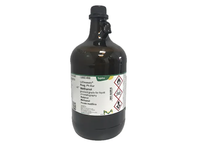 Metanol HPLC Grau Gradiente para Cromatografia Lichrosolv Merck 4L