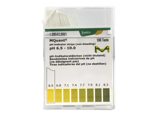 Papel Indicador de pH 6,5-10 Merck 100 Tiras