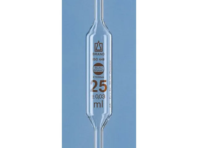 Pipeta Volumétrica em Vidro Classe AS Gravação Marrom Eterna 5ml Brand