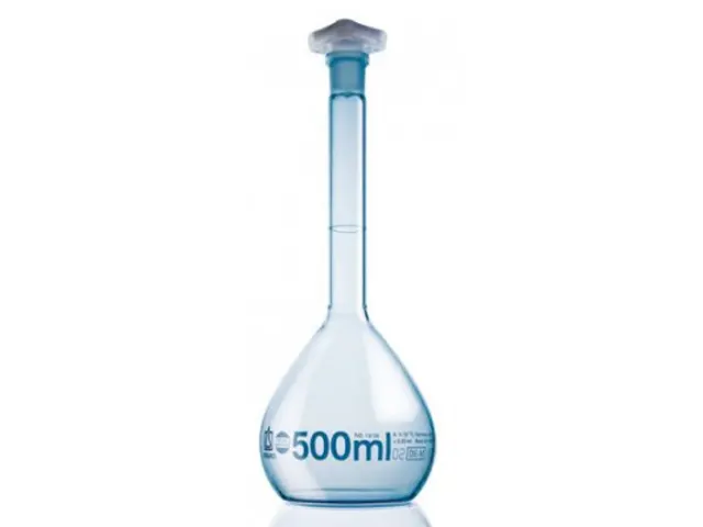 Balão Volumétrico em Vidro Classe A Revestido Purprotect com Tampa PP 1.000ml Brand