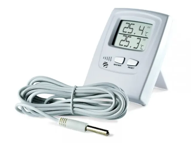 Termômetro Digital de Máxima e Mínima Medição Interna e Externa Incoterm