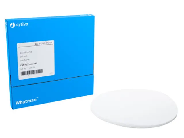 Papel Filtro Quantitativo GR 44 185mm Whatman Cytiva 100 Unidades