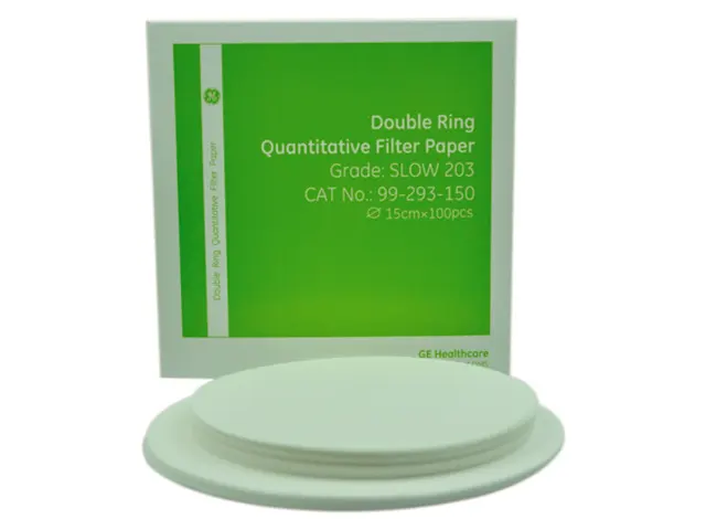 Papel Filtro Quantitativo Faixa Preta DR EXP 180mm Fast Whatman Cytiva 100 Unidades