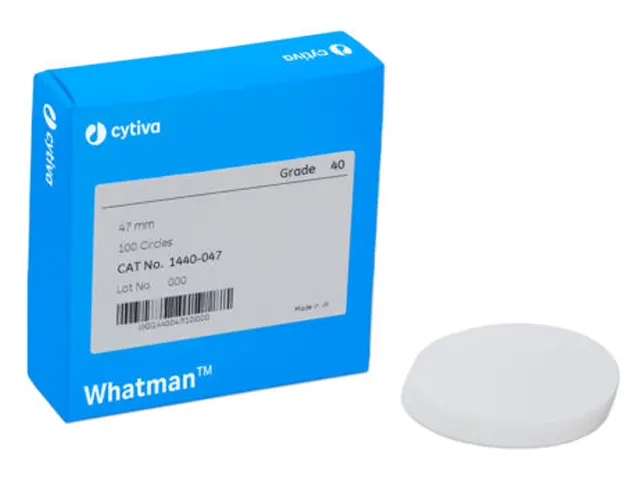 Papel Filtro Quantitativo Faixa Branca GR 40 90mm Whatman Cytiva 100 Unidades