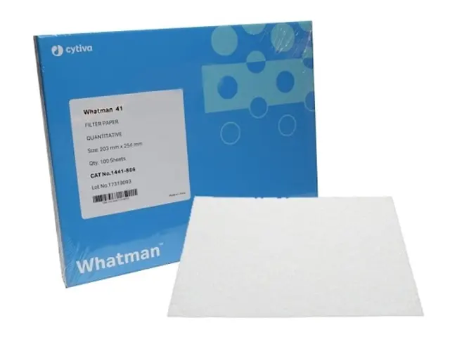 Papel Filtro Quantitativo GR 41 203x254mm Whatman Cytiva 100 Unidades