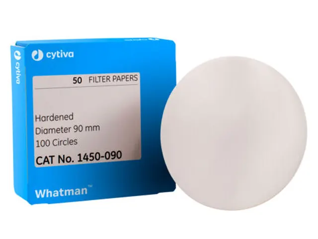 Papel Filtro Quantitativo GR 50 90mm Whatman Cytiva 100 Unidades