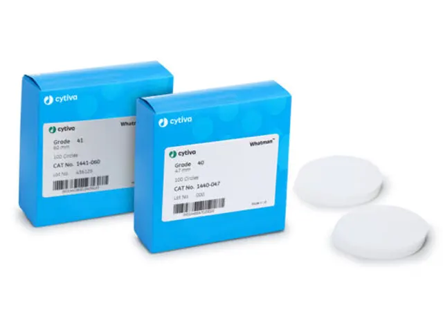 Papel Filtro Quantitativo Dobrado GR 41 70mm Whatman Cytiva 100 Unidades