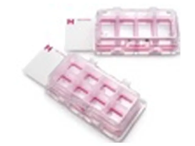 Lâmina em Vidro para Microscopia 4 Orifícios Estéril Millicell Ez Slide Millipore 16 Unidades