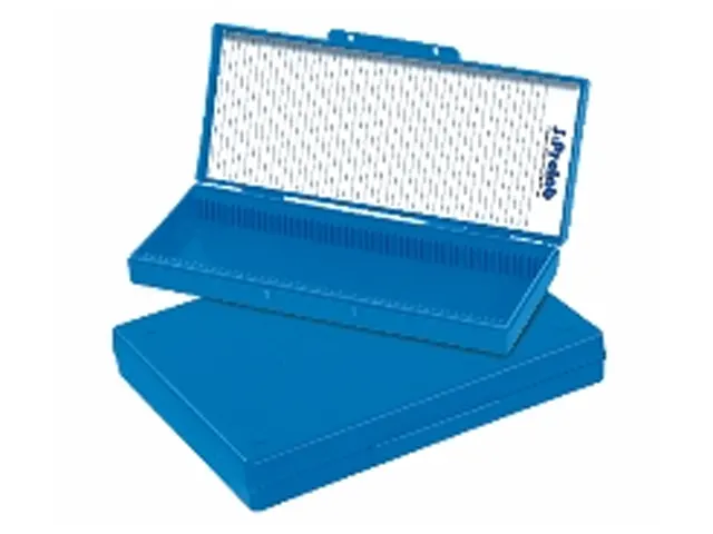 Caixa Porta Lâmina para 100 Lâminas em PP Branco J Prolab