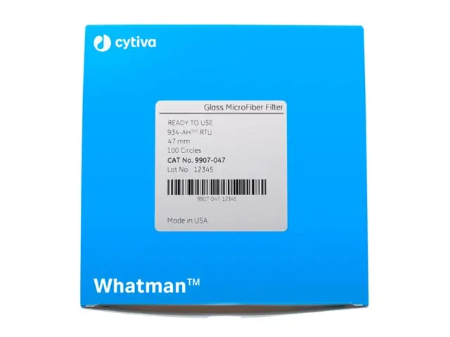 Papel Filtro Microfibra de Vidro 934-AH RTU 42,5mm Whatman Cytiva 100 Unidades