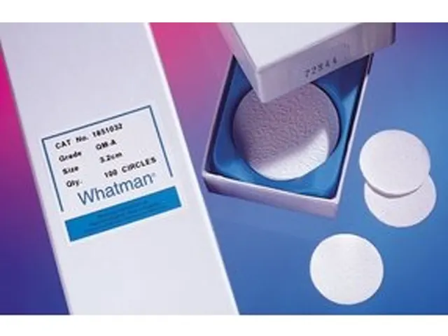 Papel Filtro Microfibra de Quartzo QMA 101,6mm Whatman Cytiva 100 Unidades