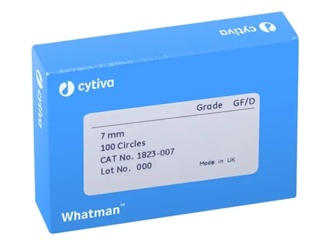 Papel Filtro Microfibra de Vidro GF/D 90mm Whatman Cytiva 25 Unidades
