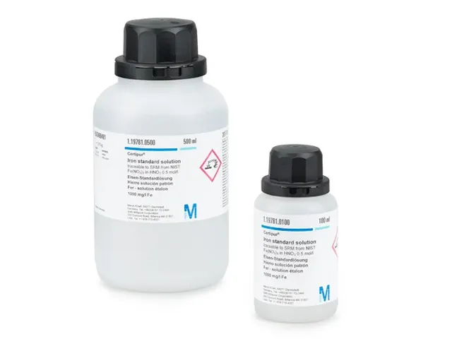 Silício Padrão AAS 1.000 mg/l ppm EM NaOH Certipur Merck 100ml