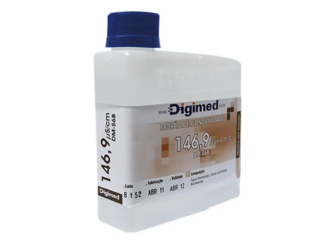 Padrão de Condutividade 146,9µS/cm DM-S6B Digimed 250ml