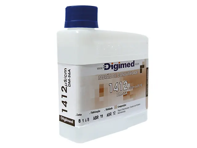 Padrão de Condutividade 1412µS/cm DM-S6A Digimed 250ml