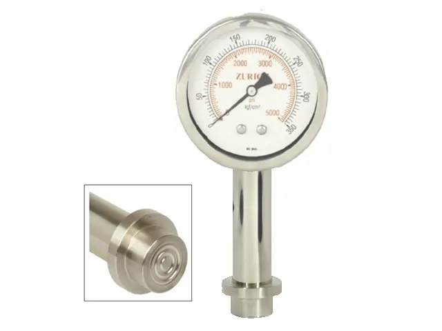 Manômetro Analógico Sanitário Modelo RZMK