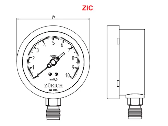 Manômetro Capsular ZIC.1