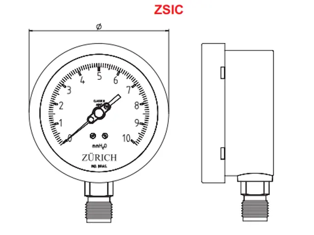 Manômetro Capsular ZSIC.1