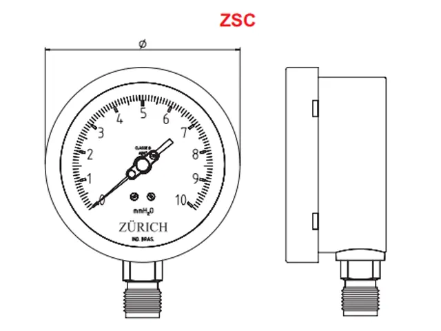 Manômetro Capsular ZSC.1