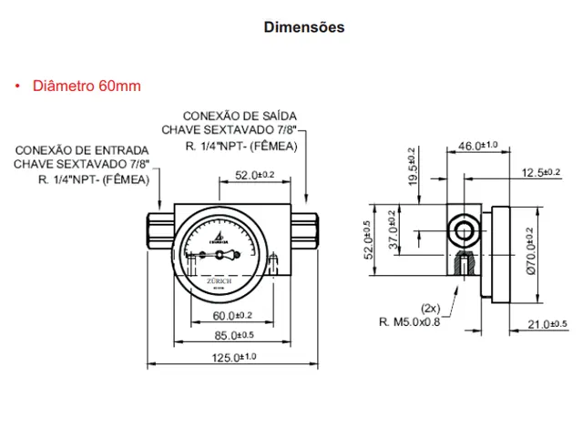 Manômetro Diferencial ZID