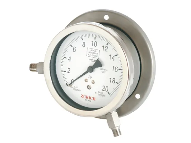 Manômetro Diferencial com Bourdon ZI.100.DIF