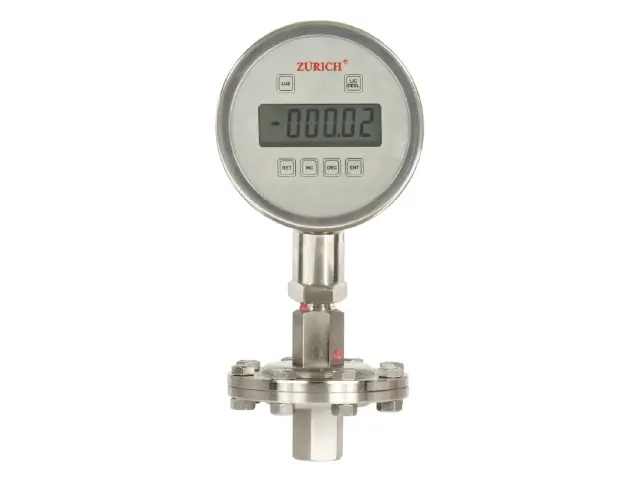 Manômetro Digital com Selo Diafragma Z.10.B.SDU.BP