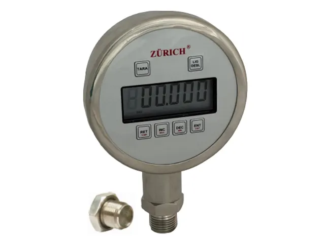 Manômetro Digital com Membrana Rasante Z.10.B.FLUSH