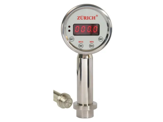 Manômetro Digital com Transmissor de Pressão e Pressostato para Homogeneizador P3.HOMO