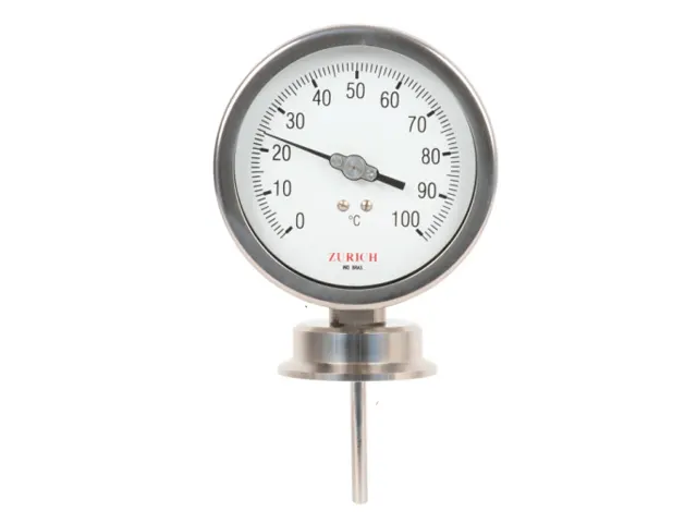 Termômetro Bimetálico Sanitário TZI.S