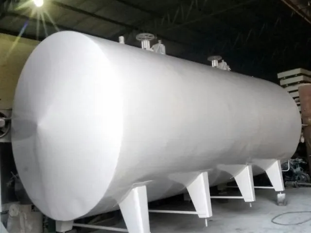 Balão de Estocagem Horizontal para Refrigeração Industrial